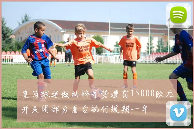 皇马球迷做纳粹手势遭罚15000欧元并关闭部分看台执行缓期一年