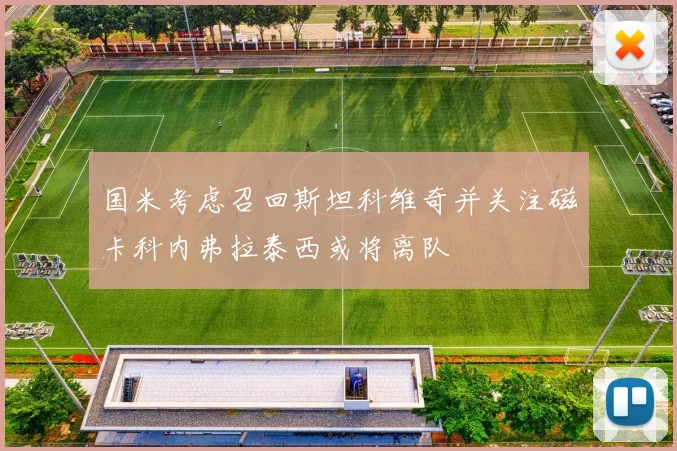 国米考虑召回斯坦科维奇并关注磁卡科内弗拉泰西或将离队